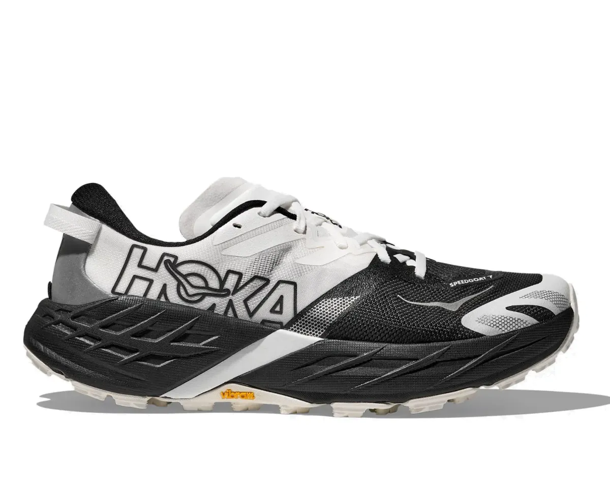 HOKA M SPEED GOAT 7 BLACK/WHITE