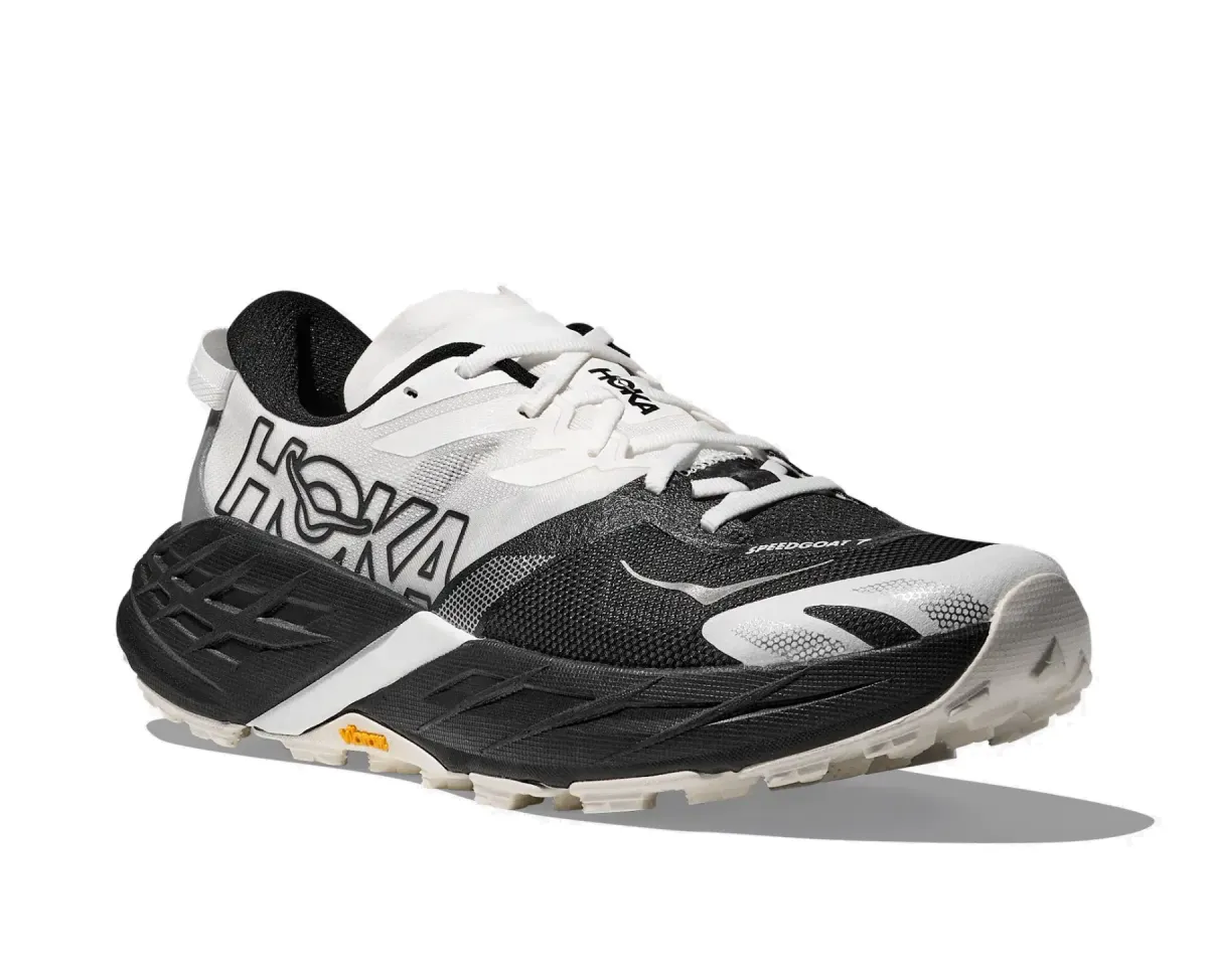 HOKA M SPEED GOAT 7 BLACK/WHITE