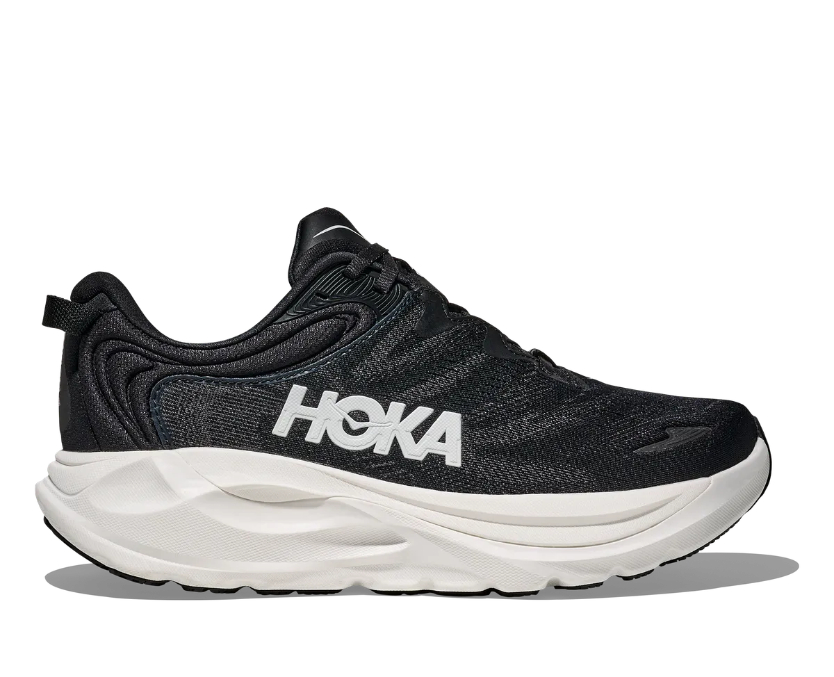 HOKA W GAVIOTA 6 BLACK / WHITE