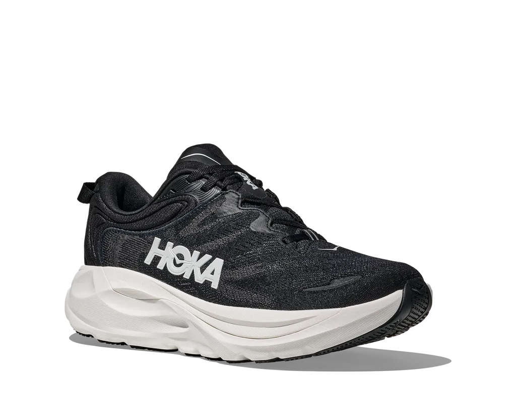 HOKA W GAVIOTA 6 BLACK / WHITE