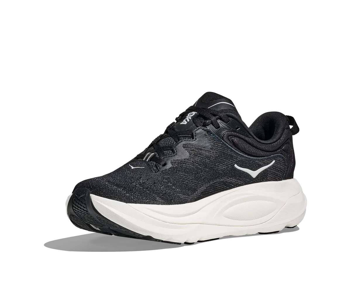 HOKA W GAVIOTA 6 BLACK / WHITE