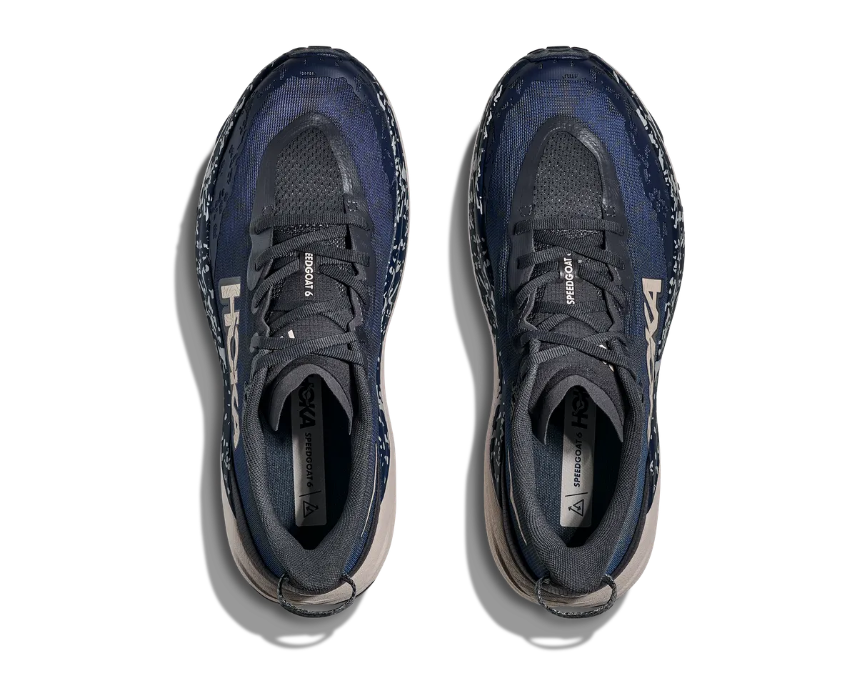 HOKA M SPEEDGOAT 6 WIDE CHARCOAL GREY / MIDNIGHT BLUE