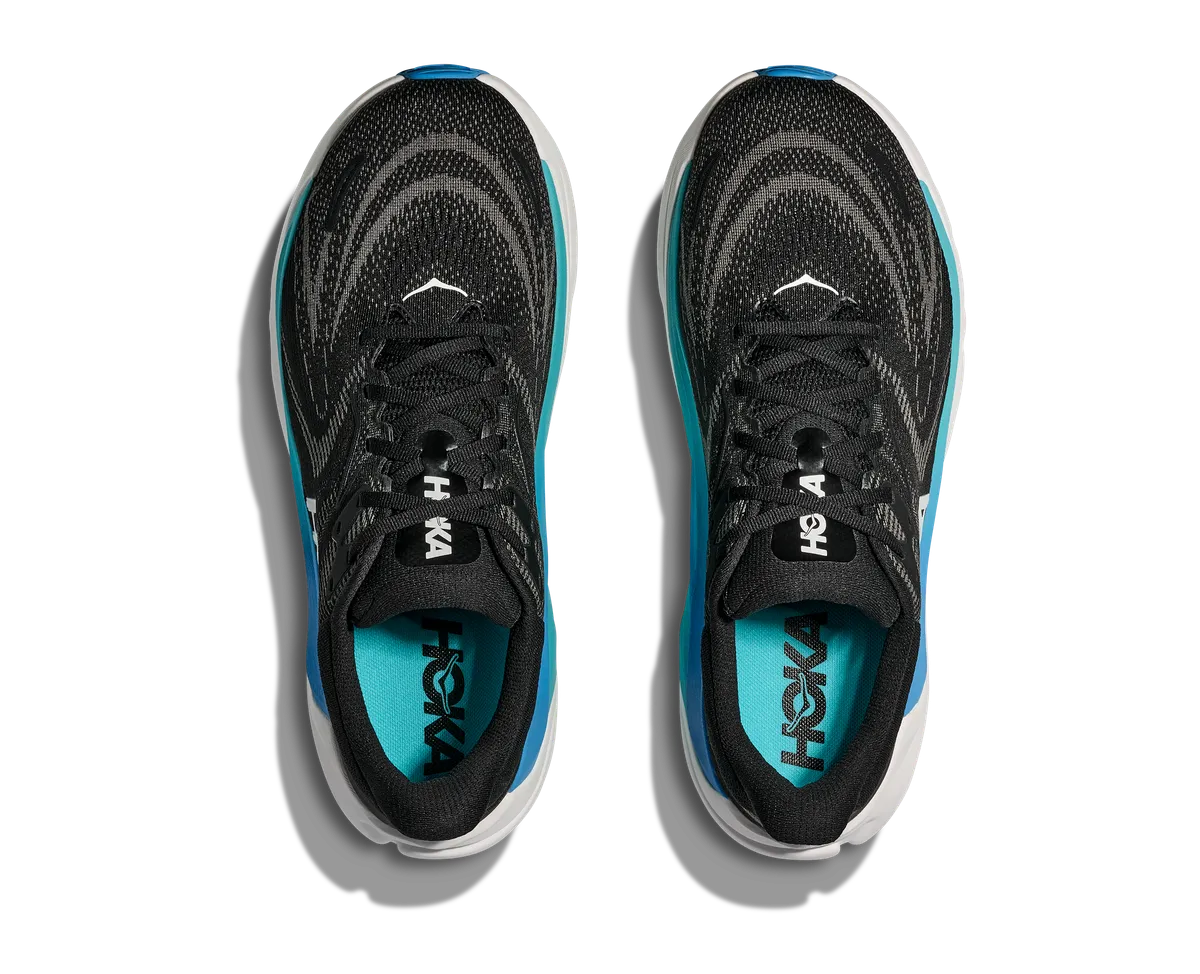 HOKA M ARAHI 8 BLACK / SKYWARD BLUE