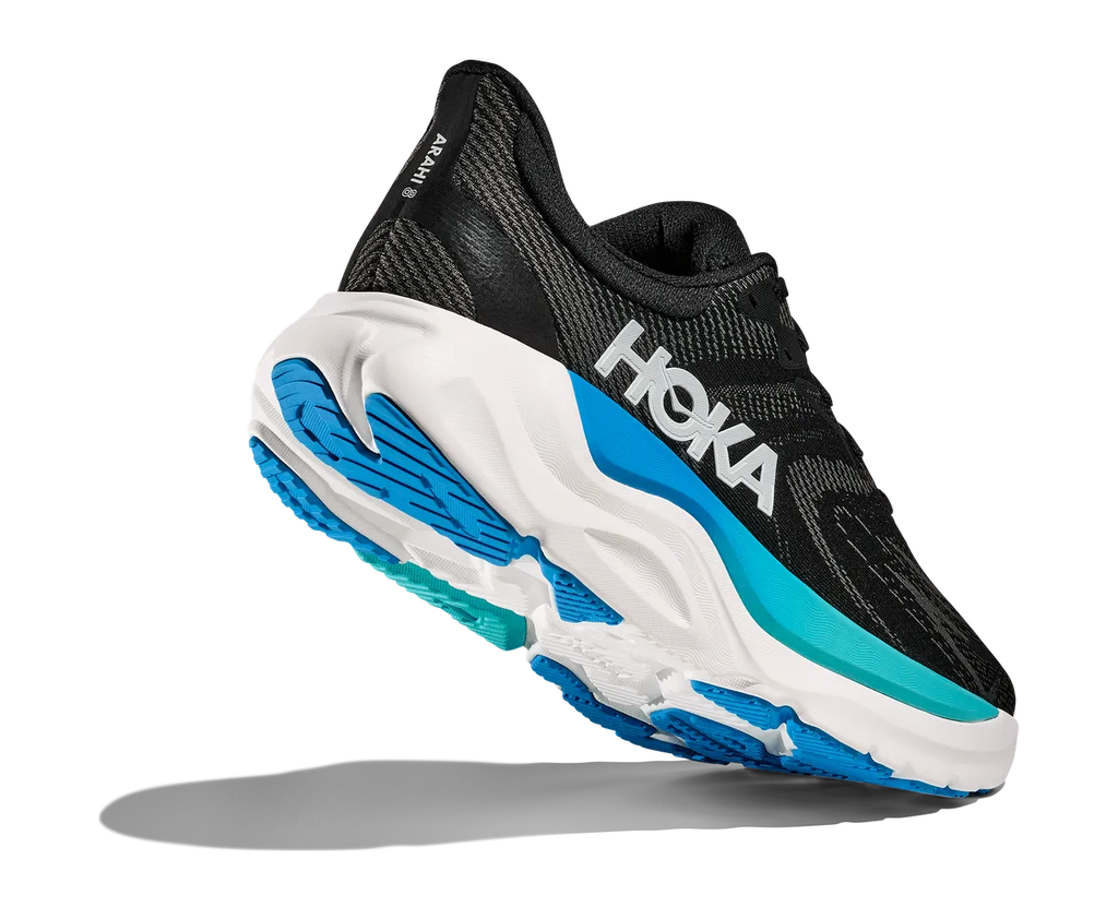 HOKA M ARAHI 8 BLACK / SKYWARD BLUE
