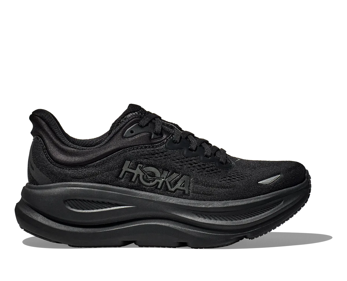 HOKA W BONDI 9 X-WIDE BLACK