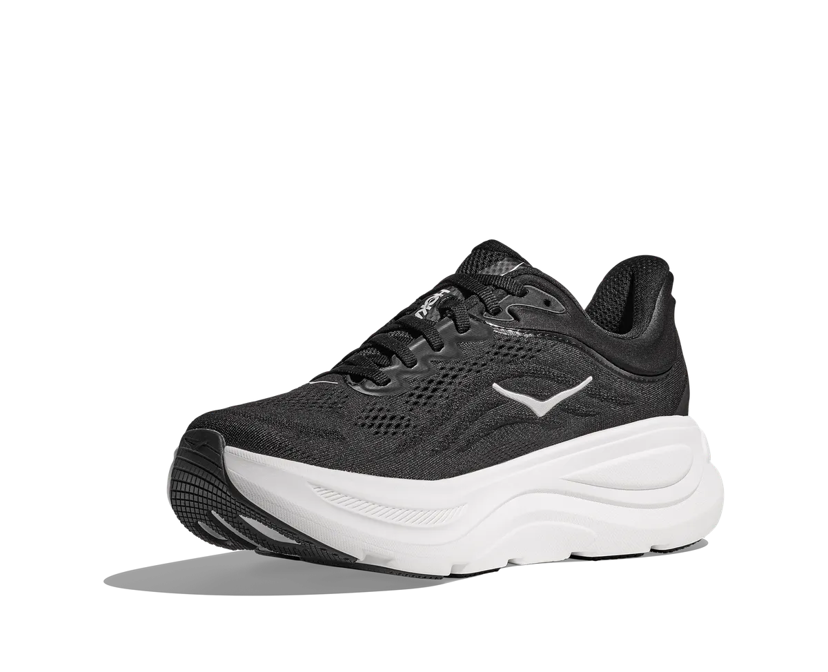 HOKA W BONDI 9 BLACK / WHITE