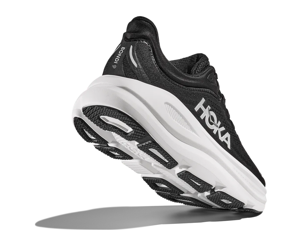 HOKA W BONDI 9 BLACK / WHITE