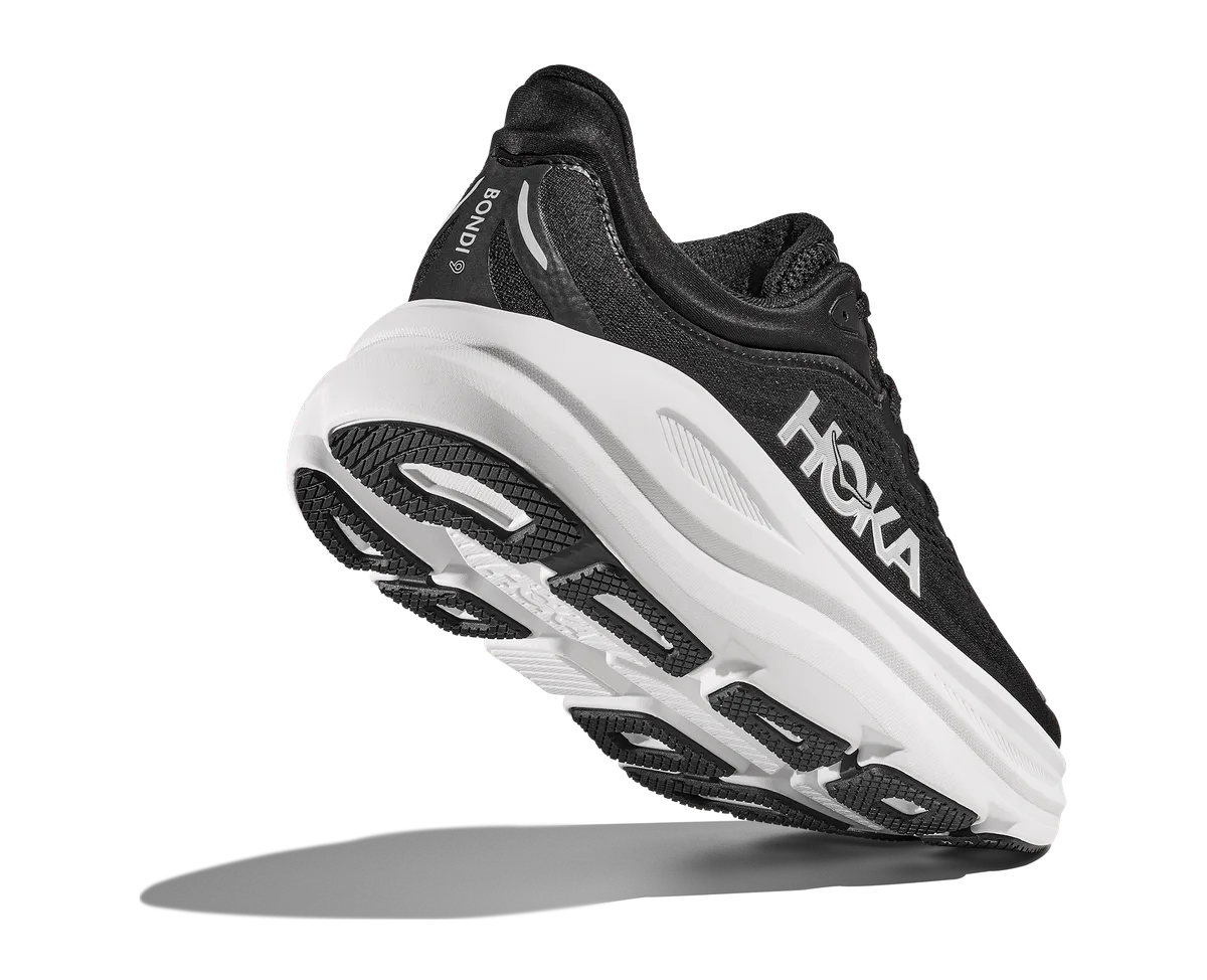 HOKA W BONDI 9 BLACK / WHITE