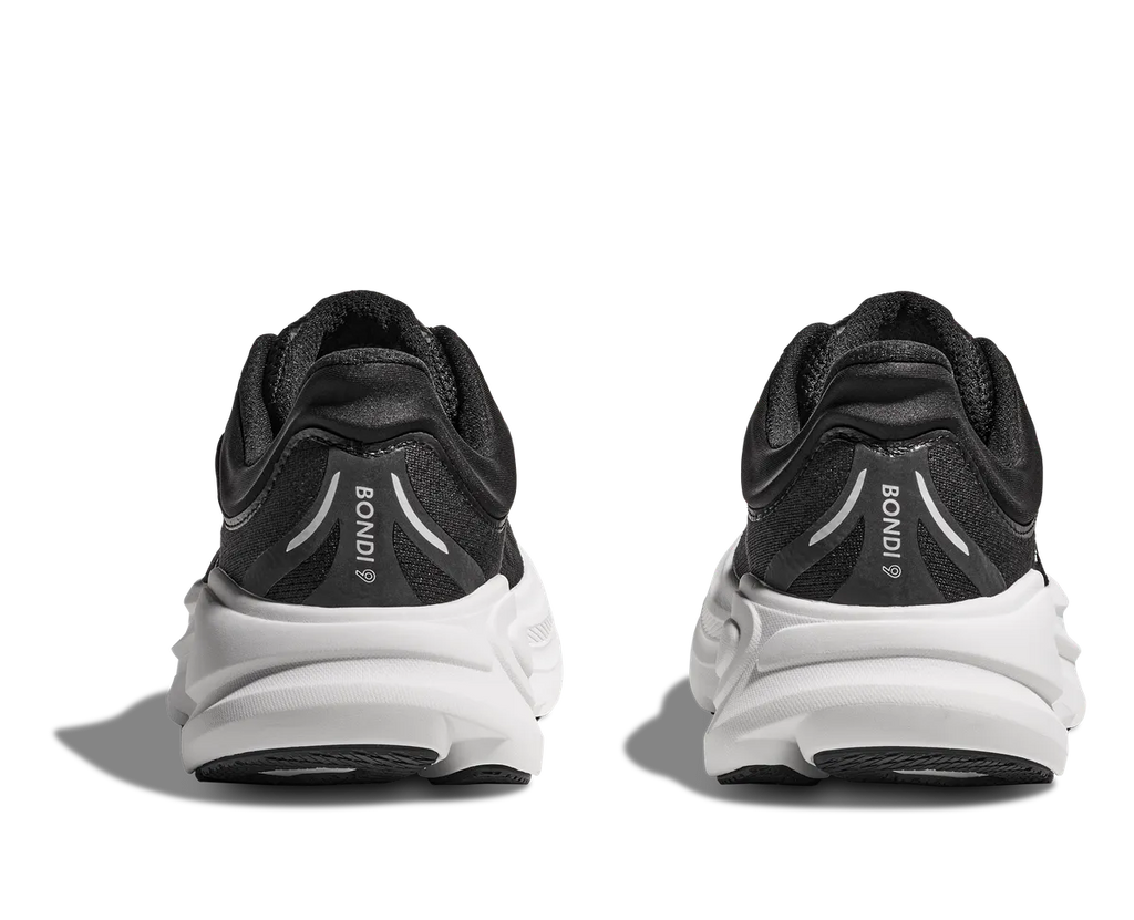 HOKA W BONDI 9 BLACK / WHITE
