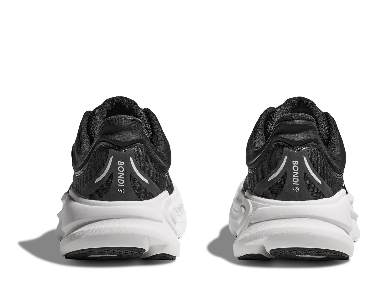 HOKA W BONDI 9 BLACK / WHITE