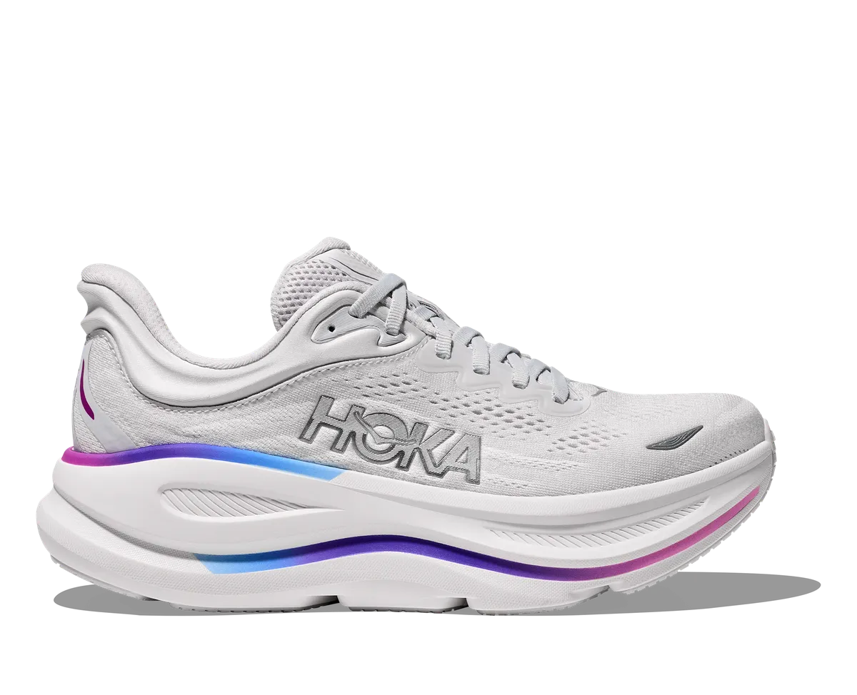 HOKA W BONDI 9 COSMIC GREY /WHITE