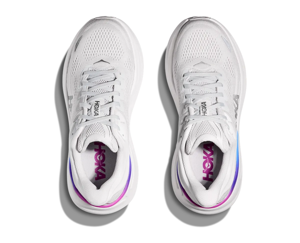 HOKA W BONDI 9 COSMIC GREY /WHITE