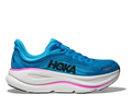 HOKA W BONDI 9 SKYWARD BLUE / NEON FUCHSIA