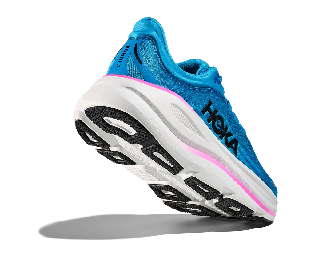 HOKA W BONDI 9 SKYWARD BLUE / NEON FUCHSIA