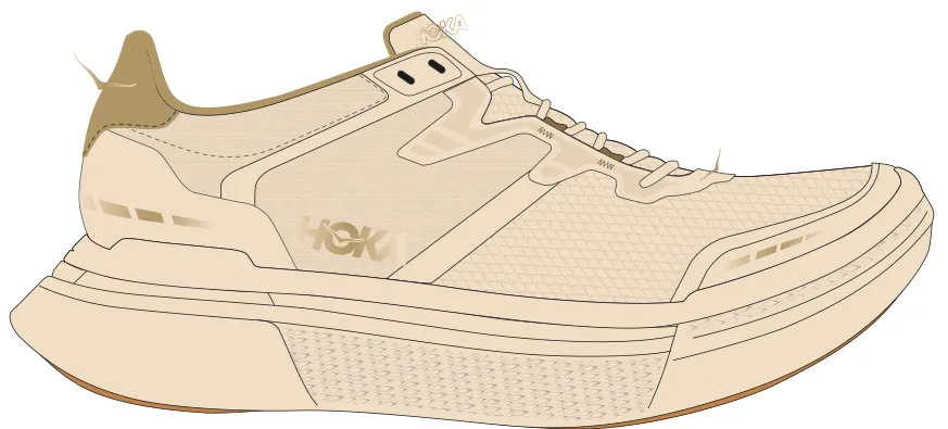 HOKA TRANSPORT X (UNISEX) VANILLA/WHEAT