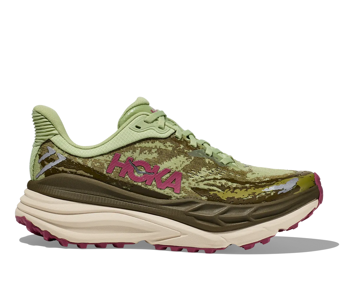 HOKA W STINSON ATR7 SEED GREEN/BEET ROOT