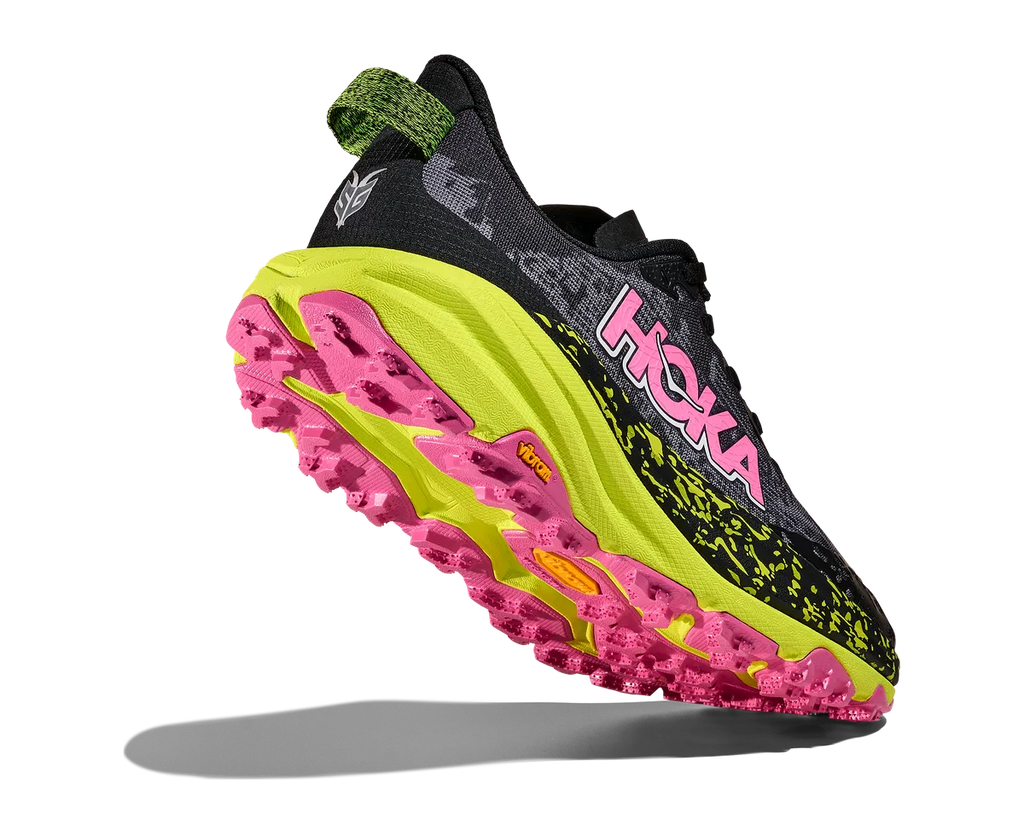 HOKA W SPEEDGOAT 6 BLACK NEON