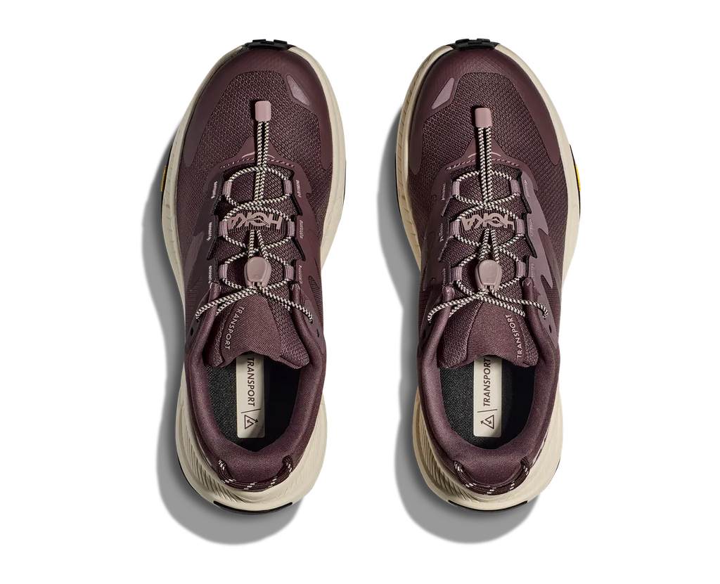 HOKA W TRANSPORT SMOKY QUARTZ / OAT MILK