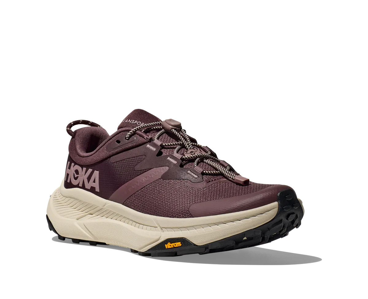 HOKA W TRANSPORT SMOKY QUARTZ / OAT MILK