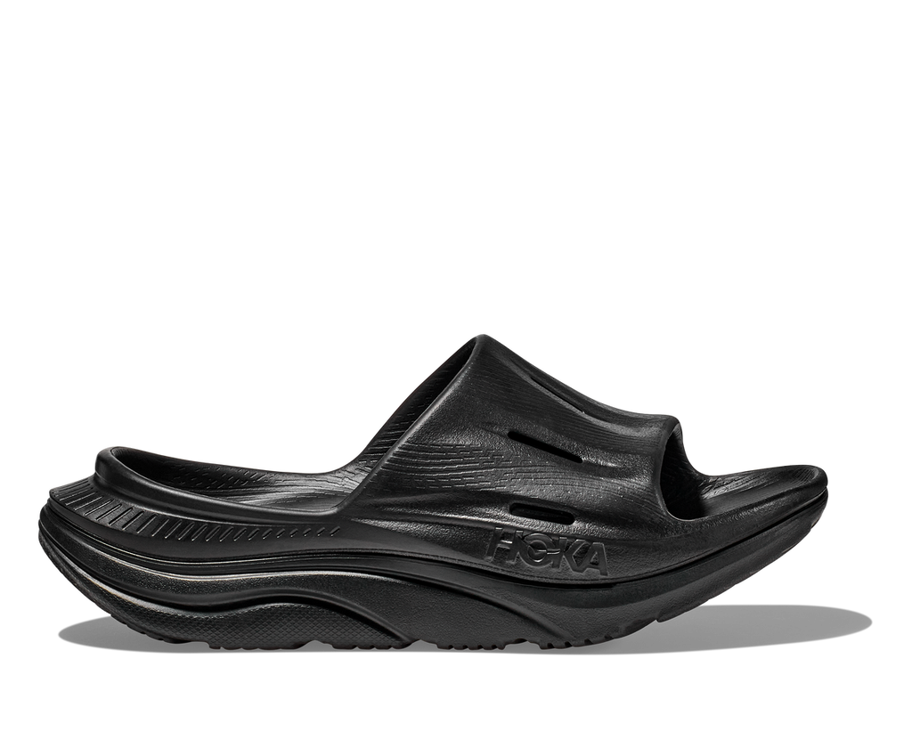 HOKA UNISEX ORA RECOVERY SLIDE 3 BLACK