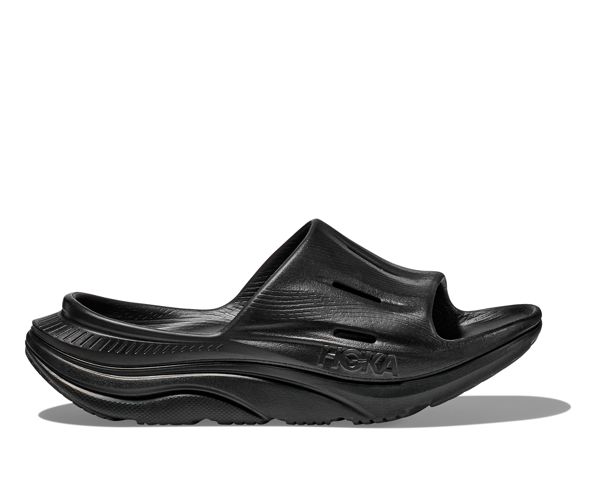 HOKA UNISEX ORA RECOVERY SLIDE 3 BLACK