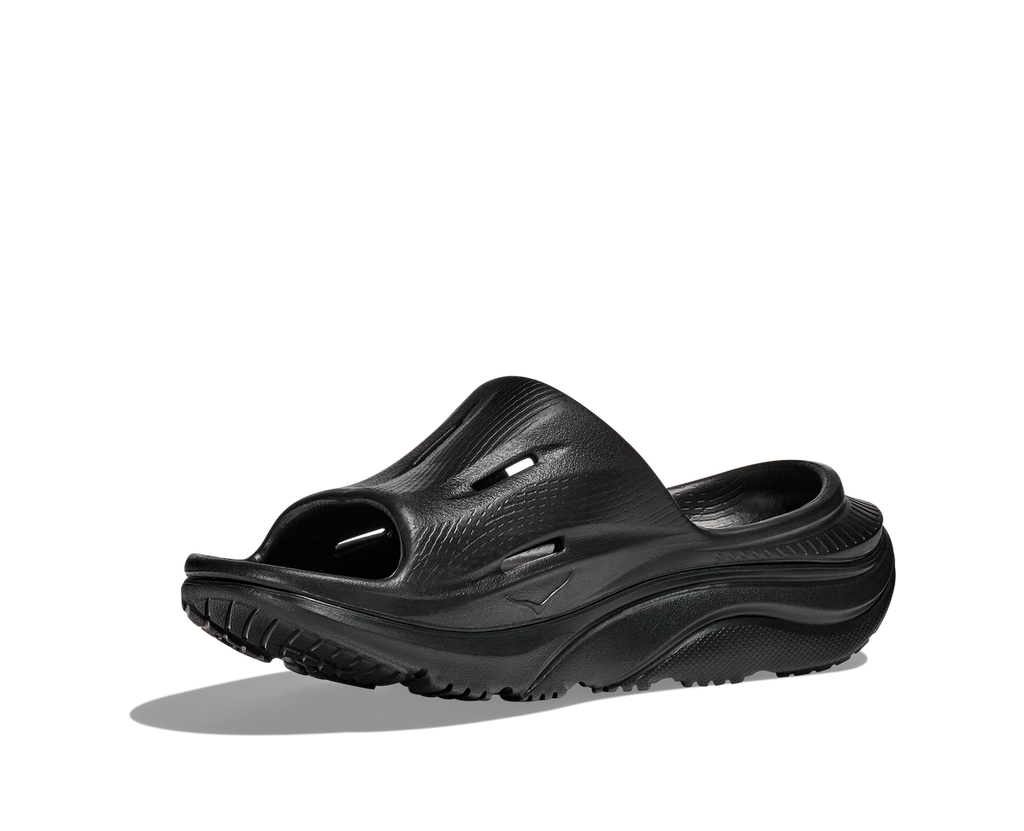 HOKA UNISEX ORA RECOVERY SLIDE 3 BLACK