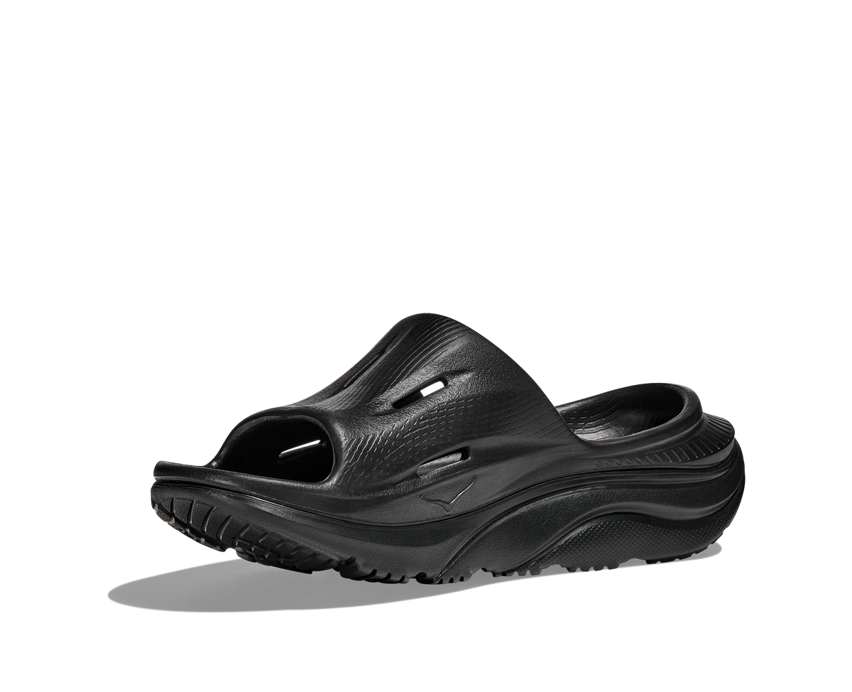 HOKA UNISEX ORA RECOVERY SLIDE 3 BLACK
