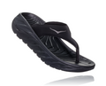 HOKA W ORA RECOVERY FLIP BLACK/DARK GULL GRAY