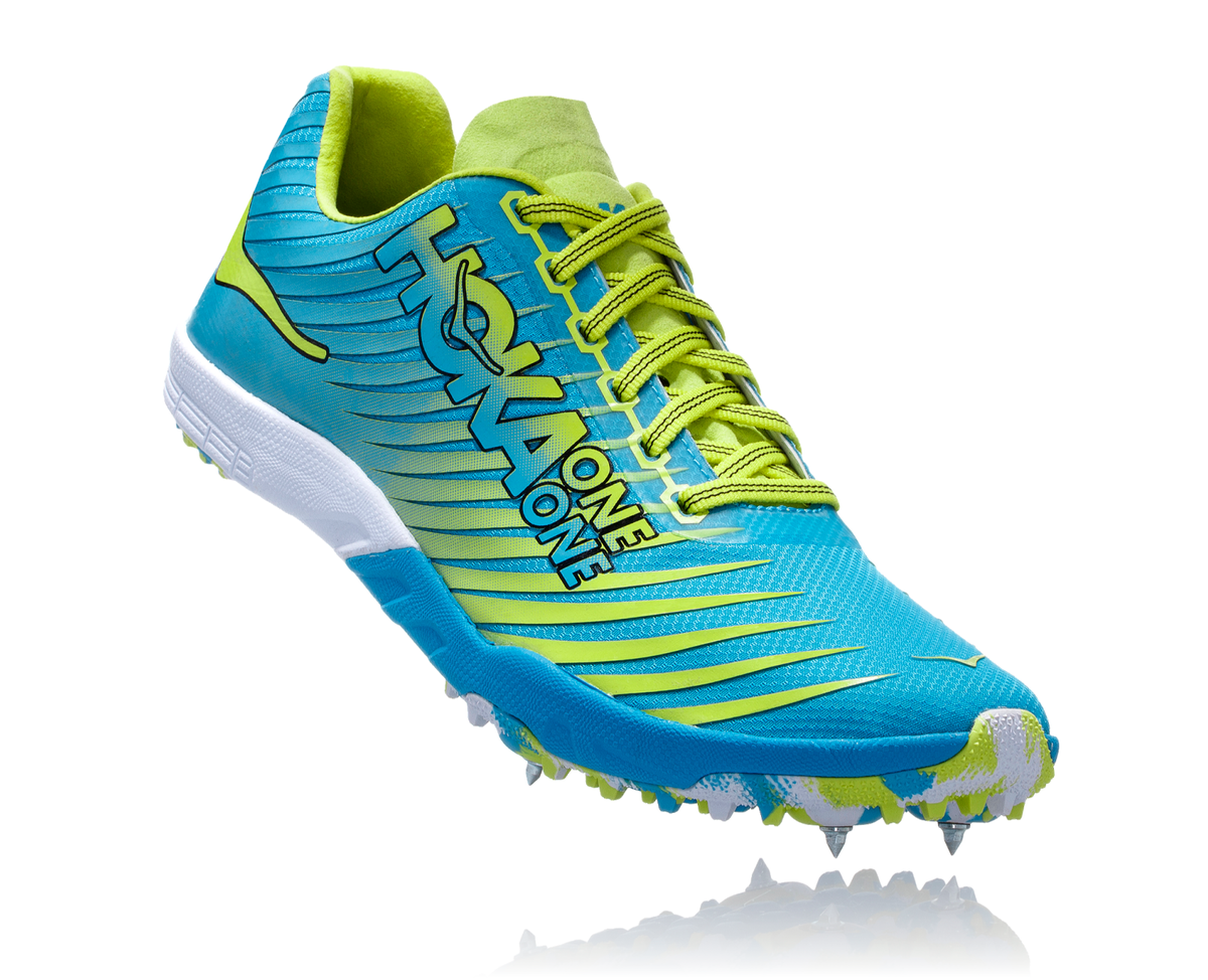 HOKA M EVO XC SPIKE CYAN/CITRUS