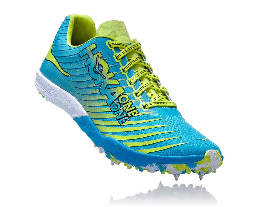 HOKA M EVO XC SPIKE CYAN/CITRUS