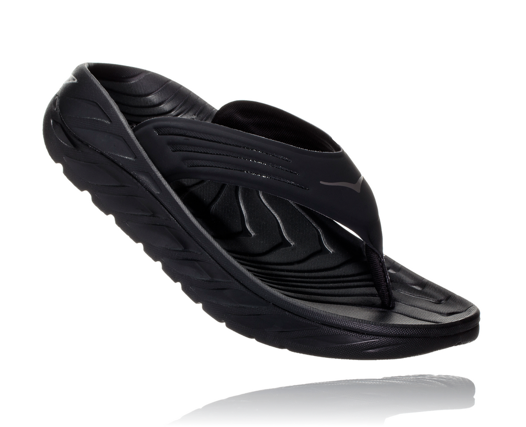 HOKA M HOKA ORA RECOVERY BLACK / DARK GULL GRAY