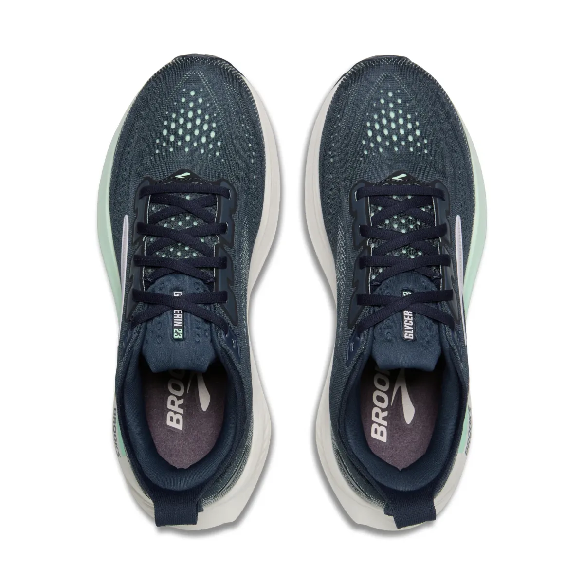 BROOKS W GLYCERINE 23 SPELLBOUND/YUCCA/PINK