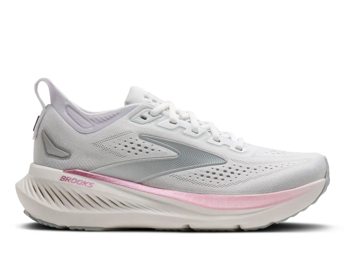 BROOKS W GYLCERIN 23 WHITE/HARBOR MIST/METALLI