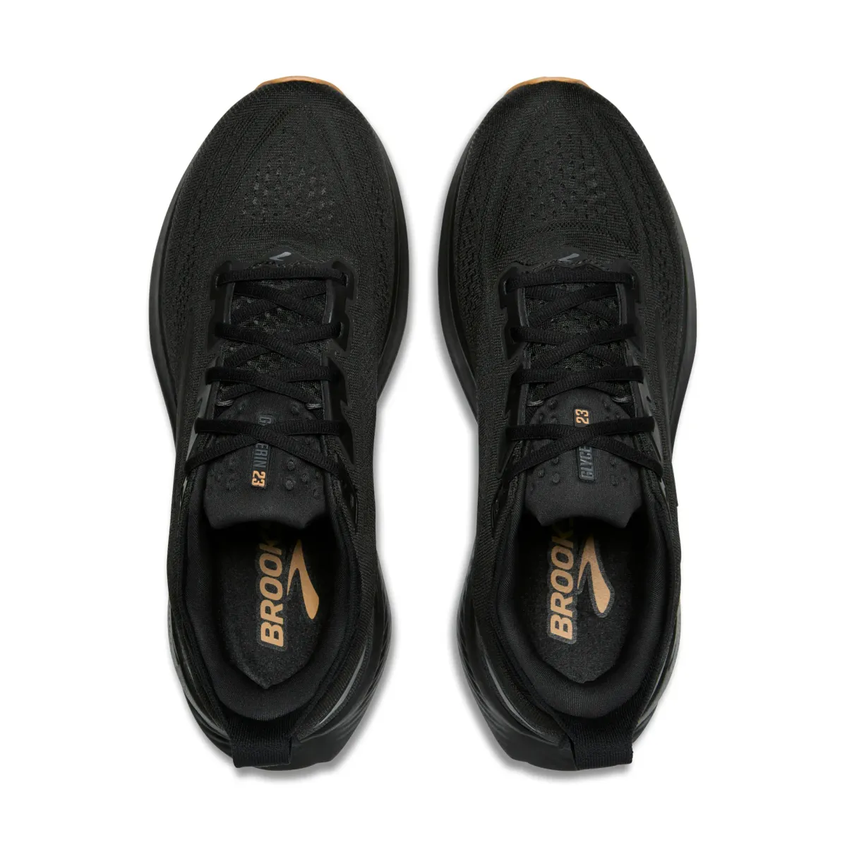 BROOKS M GLYCERIN 23 BLACK/EBONY/BISCUIT