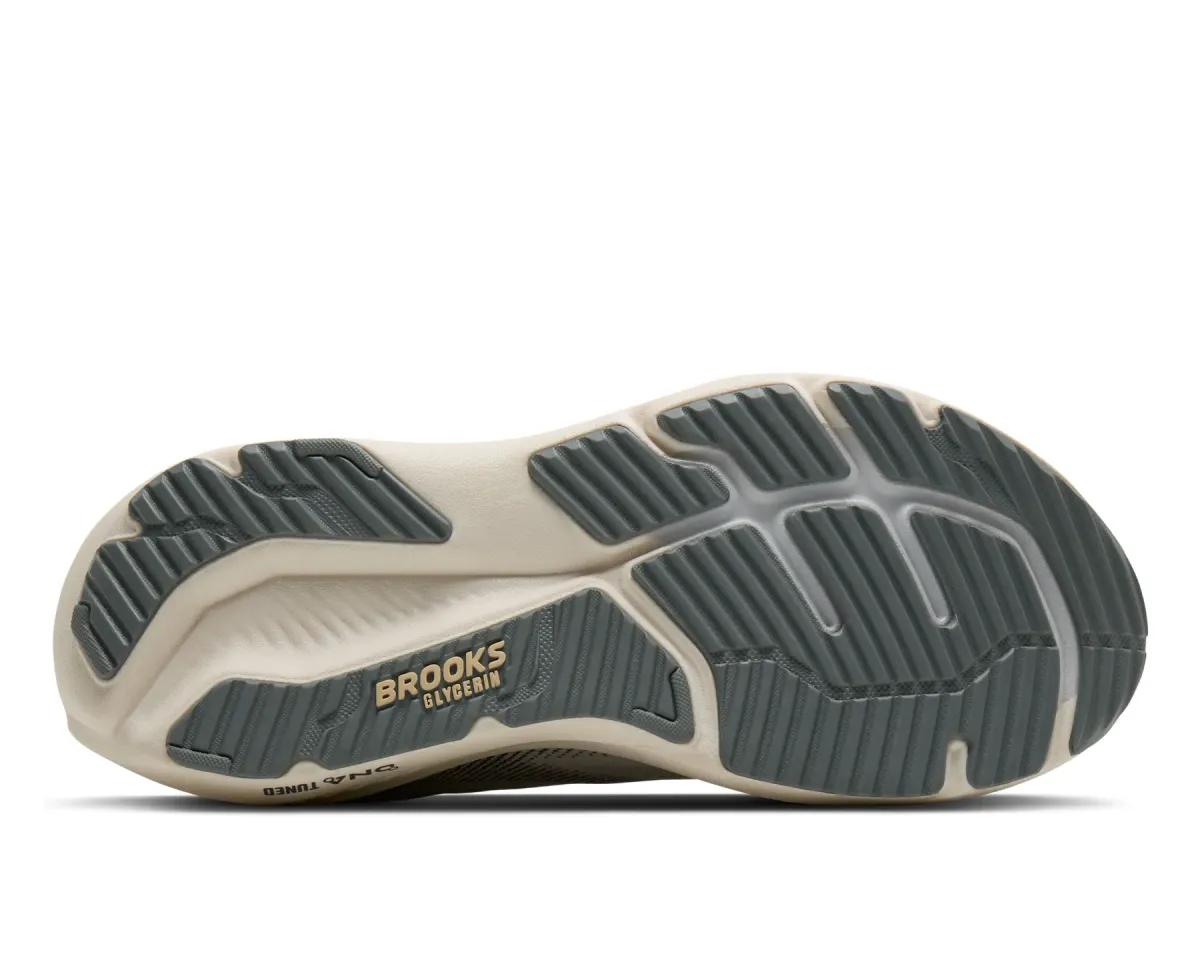 BROOKS M GLYCERIN 23 COCONUT/BLEACHED SAND/GREY