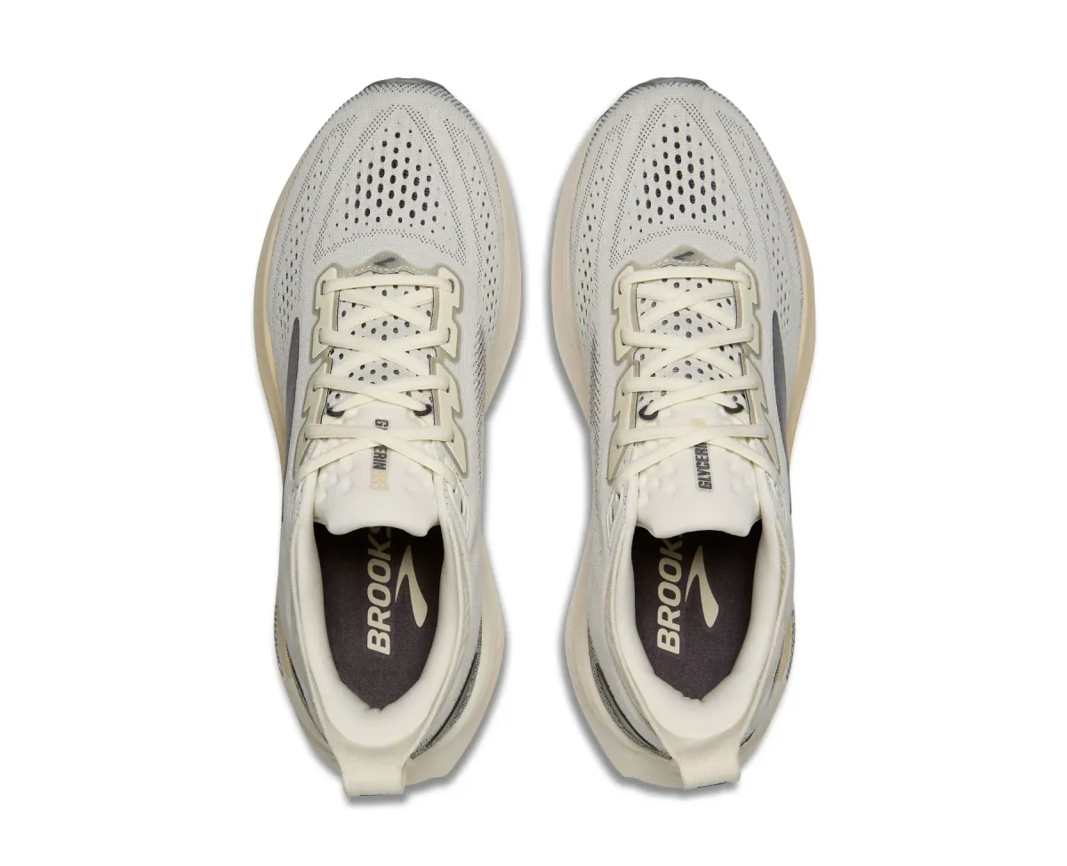 BROOKS M GLYCERIN 23 COCONUT/BLEACHED SAND/GREY