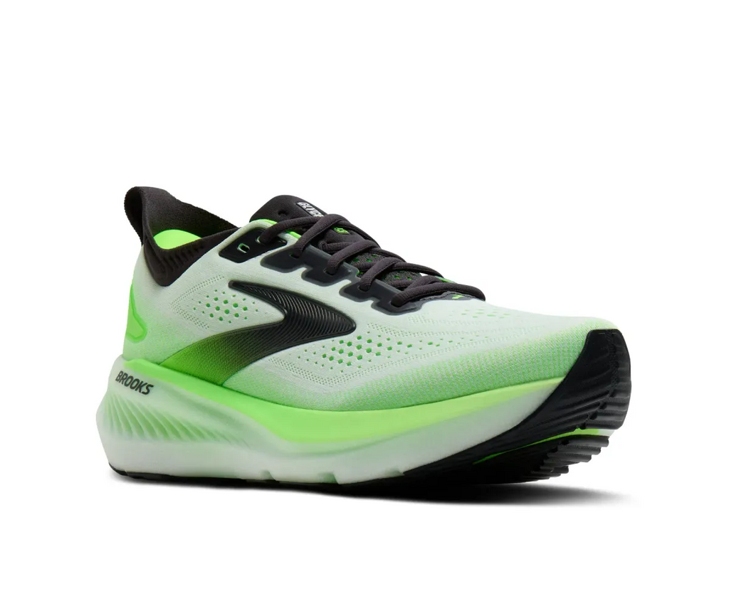 BROOKS M GLYCERIN 23 White/Phantom/Green Gecko