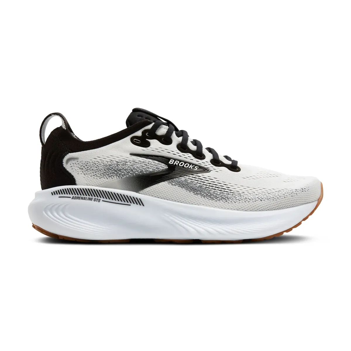 BROOKS M ADRENALINE GTS25 WHITE/BLACK/WHITE