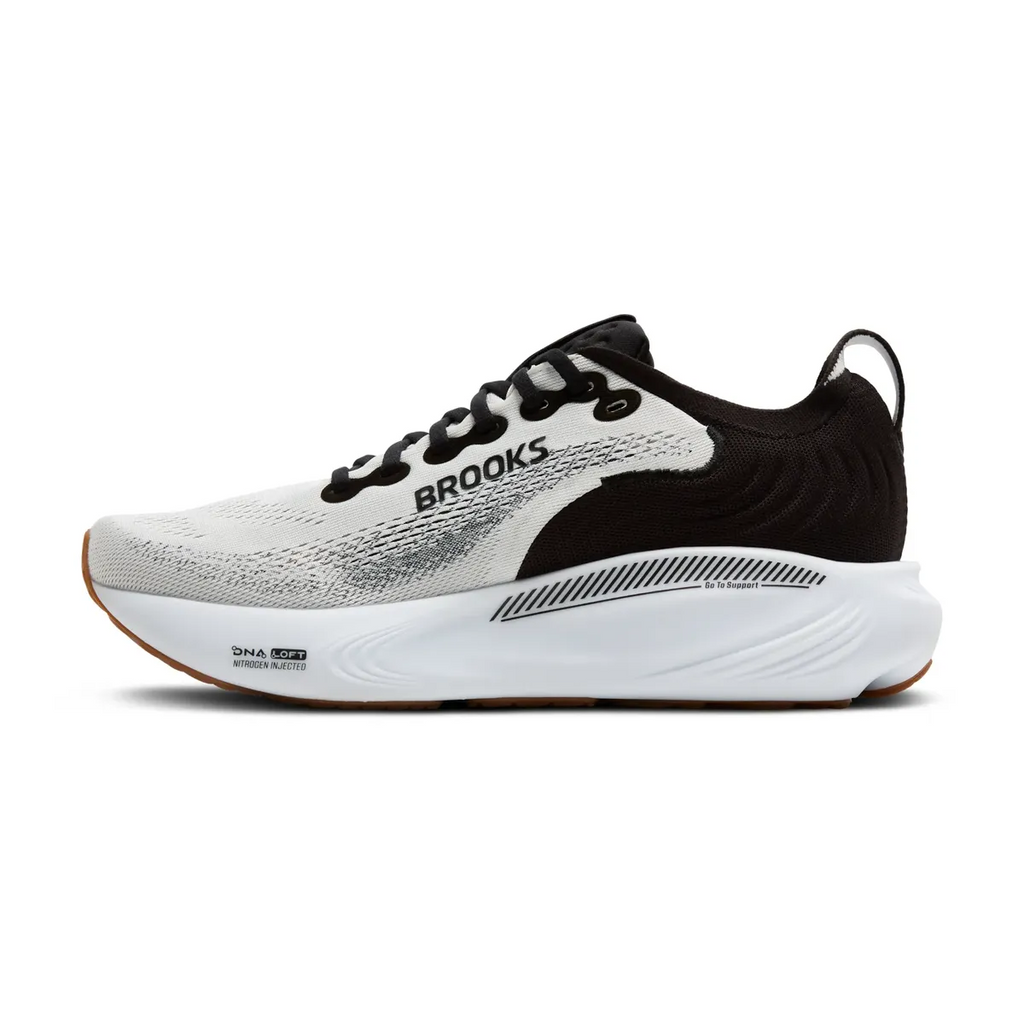 BROOKS M ADRENALINE GTS25 WHITE/BLACK/WHITE