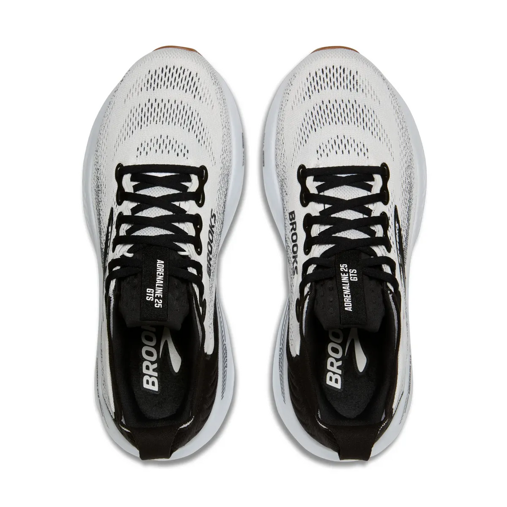 BROOKS M ADRENALINE GTS25 WHITE/BLACK/WHITE
