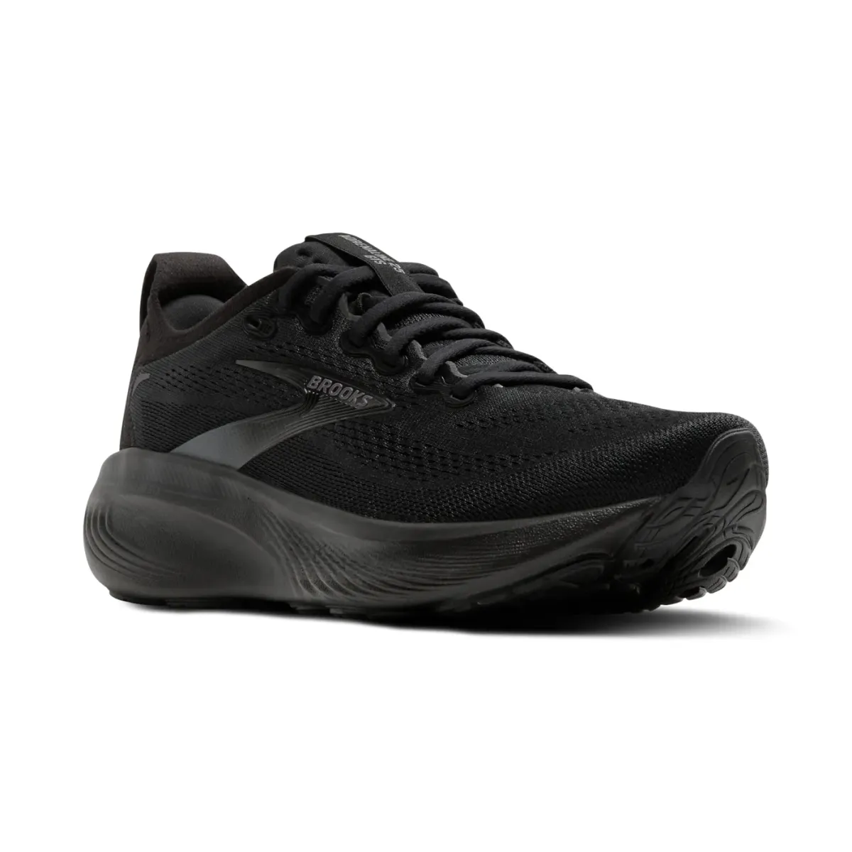 BROOKS W ADRENALINE GTS25  Black/Black/Ebony