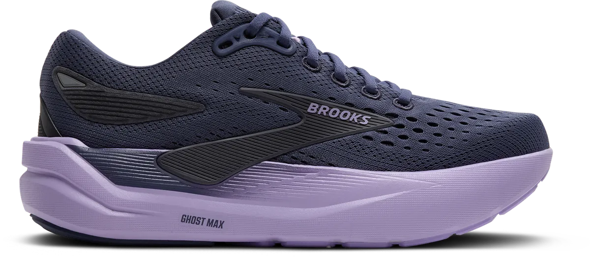 BROOKS W GHOST MAX 3 NIGHTSHADOW/EBONY/PURPLE