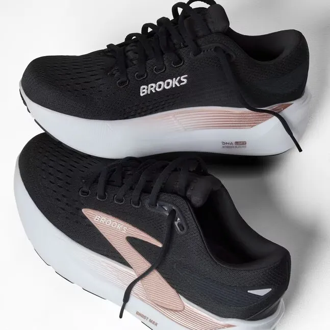 BROOKS W GHOST MAX 3 black/black/rose gol