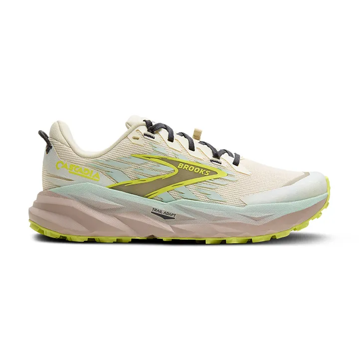 BROOKS W CASCADIA 19 Coconut/Misty Blue/Ebony