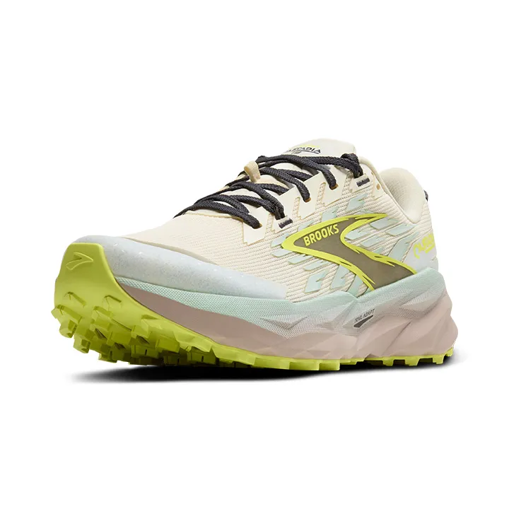 BROOKS W CASCADIA 19 Coconut/Misty Blue/Ebony