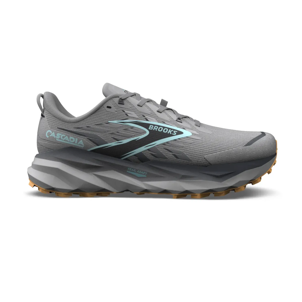 BROOKS M CASCADIA 19 ALLOY/EBONY/ORANGE
