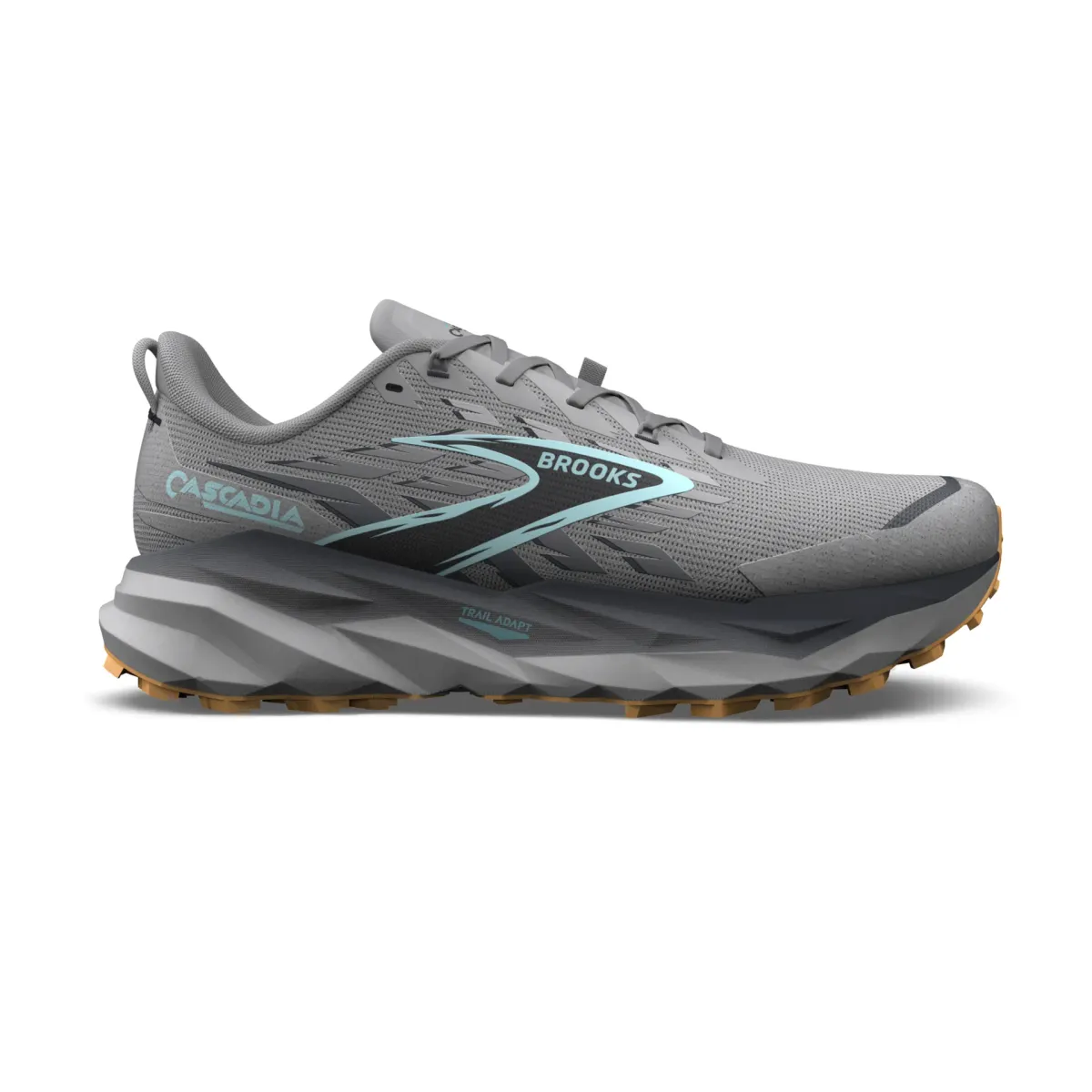 BROOKS M CASCADIA 19 ALLOY/EBONY/ORANGE