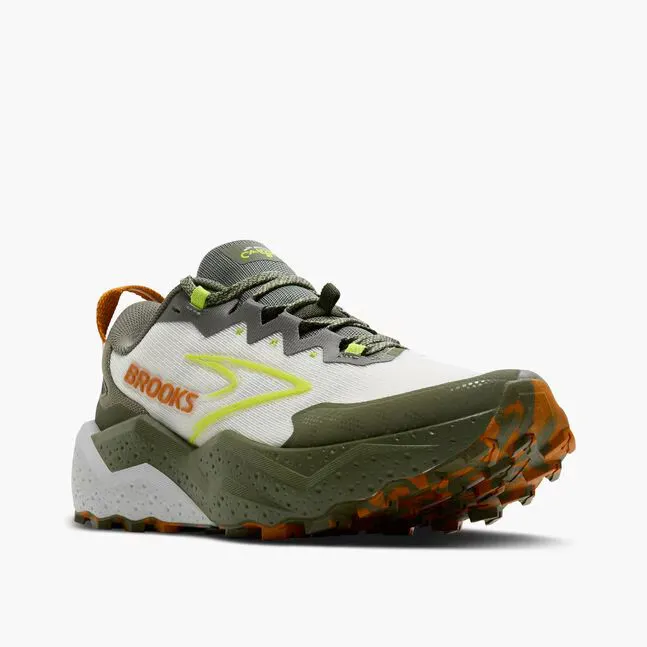 BROOKS M CALDERA 8 DUSTY OLIVE/LIME/OYSTER