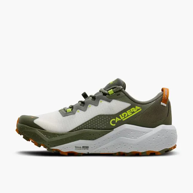 BROOKS M CALDERA 8 DUSTY OLIVE/LIME/OYSTER