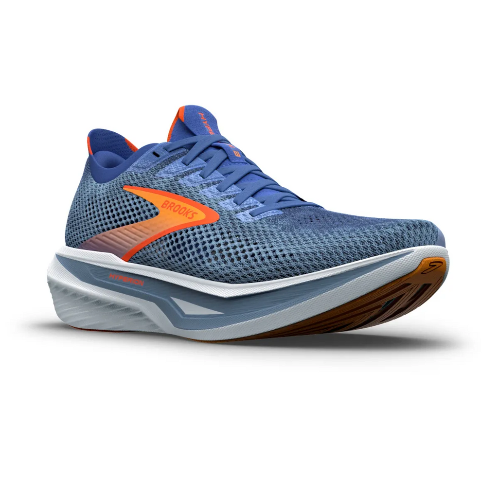 BROOKS W HYPERION 3 BLUE HERON/ORANGE/WHITE